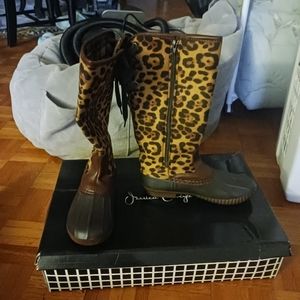 Jessica carlyle Womens Rain Duck Boots ((Size 6))